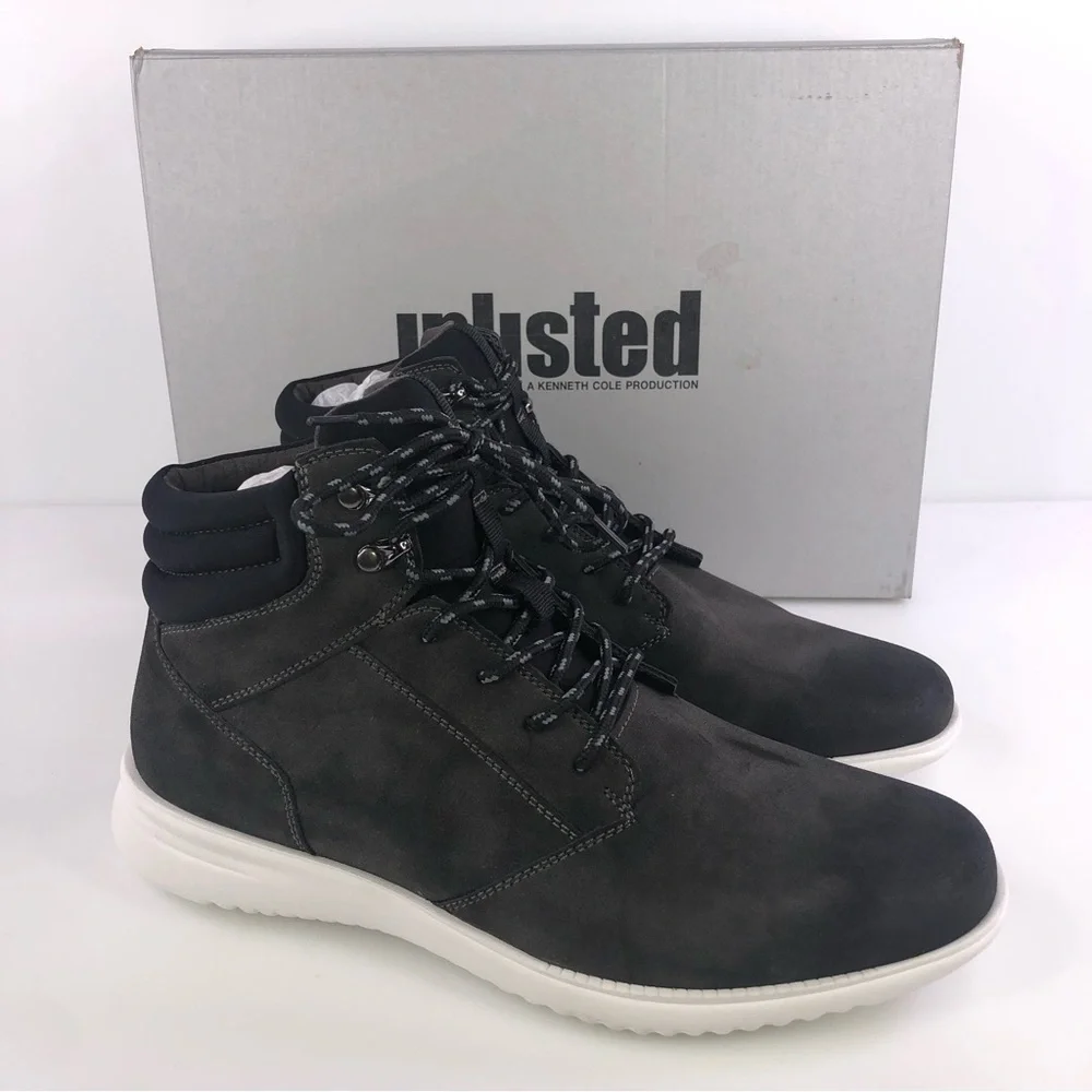 Unlisted by Kenneth Cole Nio Dark Gray Boots Size 8M